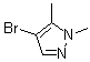 结构式 CAS# 5775-86-0, 4-溴-1,5-二甲基-1H-吡唑