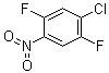 4-氯-2,5-二氟硝基苯分子结构 (CAS 578-28-9)
