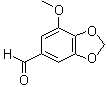 肉豆蔻醚醛分子结构 (CAS 5780-07-4)