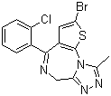 Brotizolam molecular structure (CAS 57801-81-7)