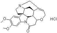 structure of CAS# 5786-96-9, Brucine hydrochloride;2,3-Dimethoxystrychnidin-10-one monohydrochloride