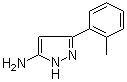 5-Amino-3-(2-methylphenyl)-1H-pyrazole molecular structure (CAS 57860-42-1)