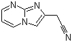 结构式 CAS# 57892-72-5, 咪唑并[1,2-a]嘧啶-2-乙腈