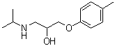 1-Isopropylamino-3-(p-tolyloxy)-2-propanol molecular structure (CAS 5790-46-5)
