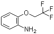 2-(2,2,2-三氟乙氧基)苯胺分子结构 (CAS 57946-60-8)