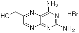 2,4-Diamino-6-pteridinemethanol hydrobromide molecular structure (CAS 57963-59-4)