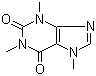 咖啡因分子结构 (CAS 58-08-2)