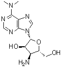 博罗霉素氨基核苷分子结构 (CAS 58-60-6)