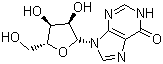 肌苷分子结构 (CAS 58-63-9)