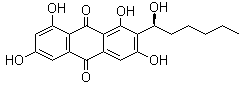 Averantin molecular structure (CAS 5803-62-3)