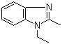 N-Ethyl-2-methylbenzimidazole molecular structure (CAS 5805-76-5)