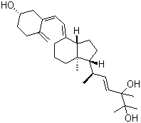 24,25-二羟基维他命 D2分子结构 (CAS 58050-55-8)