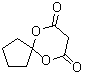 structure of CAS# 58093-05-3, 6,10-Dioxaspiro[4.5]decane-7,9-dione;Cyclopentylidene malonate
