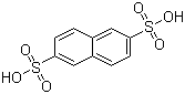 Naphthalene-2,6-disulfonic acid  molecular structure (CAS 581-75-9)