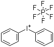 结构式 CAS# 58109-40-3, 二苯基碘鎓六氟磷酸盐