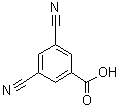 3,5-Dicyanobenzoic acid molecular structure (CAS 58123-68-5)