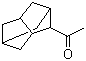 结构式 CAS# 58275-58-4, 3-乙酰基降金刚烷; 1-(八氢-2,5-甲桥并环戊二烯-1-基)乙酮