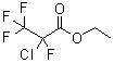 2-氯-2,3,3,3-四氟丙酸乙酯分子结构 (CAS 5829-03-8)