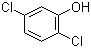 2,5-二氯苯酚分子结构 (CAS 583-78-8)