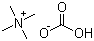 Tetramethylammonium bicarbonate molecular structure (CAS 58345-96-3)