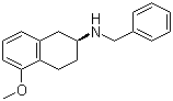 (S)-5-甲氧基-1,2,3,4-四氢-N-(苯甲基)-2-萘胺分子结构 (CAS 58349-23-8)