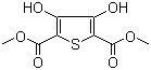structure of CAS# 58416-04-9, 3,4-Dihydroxy-thiophene-2,5-dicarboxylic acid dimethyl ester;Dimethyl 3,4-dihydroxythiophene-2,5-dicarboxylate