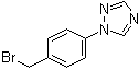 1-[4-(Bromomethyl)phenyl]-1H-1,2,4-triazole molecular structure (CAS 58419-69-5)