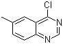 结构式 CAS# 58421-79-7, 4-氯-6-甲基喹唑啉