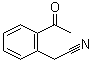 2-乙酰基苯基乙腈分子结构 (CAS 58422-85-8)