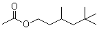 structure of CAS# 58430-94-7, 3,5,5-Trimethylhexyl acetate;Vanoris; 3,5,5-Trimethyl-1-hexanol 1-acetate