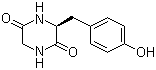 环(甘氨酰-L-酪氨酰)分子结构 (CAS 5845-66-9)