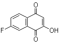 7-Fluoro-2-hydroxy-1,4-naphthalenedione molecular structure (CAS 58472-36-9)