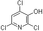 2,4,6-三氯-3-吡啶醇分子结构 (CAS 58498-59-2)