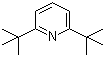 2,6-二叔丁基吡啶分子结构 (CAS 585-48-8)