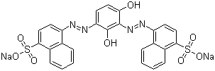 酸性棕 14分子结构 (CAS 5850-16-8)