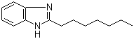 结构式 CAS# 5851-49-0, 2-庚基苯并咪唑