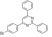 结构式 CAS# 58536-46-2, 4-(4-溴苯基)-2,6-二苯基嘧啶