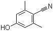 结构式 CAS# 58537-99-8, 4-羟基-2,6-二甲基苯甲腈; 4-羟甲基-2,6-二甲基苯腈
