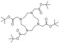 1,4,7,10-Tetraazacyclododecane-1,4,7,10-tetraacetic acid tetrakis(1,1-dimethylethyl) ester molecular structure (CAS 585531-74-4)