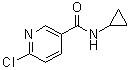 6-Chloro-N-cyclopropylnicotinamide molecular structure (CAS 585544-22-5)