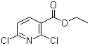 2,6-Dichloronicotinic acid ethyl ester molecular structure (CAS 58584-86-4)