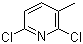 2,6-Dichloro-3-methylpyridine molecular structure (CAS 58584-94-4)