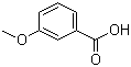 结构式 CAS# 586-38-9, 3-甲氧基苯甲酸; 间甲氧基苯甲酸