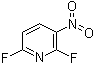 2,6-Difluoro-3-nitropyridine molecular structure (CAS 58602-02-1)