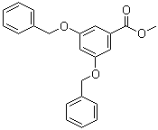 structure of CAS# 58605-10-0, Methyl 3,5-dibenzyloxybenzoate;3,5-Dibenzyloxybenzoic acid methyl ester; Methyl 3,5-bis(benzyloxy)benzoate