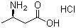 结构式 CAS# 58610-42-7, (R)-3-氨基丁酸盐酸盐