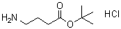 4-Aminobutanoic acid tert-butyl ester hydrochloride molecular structure (CAS 58640-01-0)