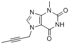 7-(But-2-YN-1-YL)-3-methyl-3,7-dihydro-1H-purine-2,6-dione molecular structure (CAS 586408-08-4)