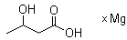 3-Hydroxybutanoic acid magnesium salt molecular structure (CAS 586976-57-0)