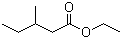 3-甲基戊酸乙酯分子结构 (CAS 5870-68-8)